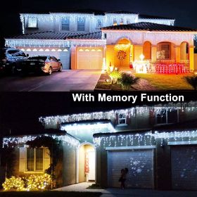Curtain Icicle Lights Wedding Party LED Fairy Christmas Indoor Outdoor(tk/temu self-pickup orders)