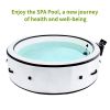 Large hot tub for 4 to 6 People, Portable Outdoor spa with 150 airjets and 1 Thermal Cover Massage hot tub for Patio Garden and Outdoors
