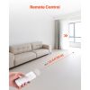 Automatic Curtain Opener, APP and Remote Control, Hub Included, Electric Smart Curtain Opener Compatible with Alexa and Google Home