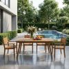 Outdoor 69" Solid Wood Dining Table