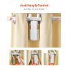 Automatic Curtain Opener, APP and Remote Control, Hub Included, Electric Smart Curtain Opener Compatible with Alexa and Google Home