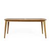 Outdoor Dining Table with Acacia Wood Frame, Teak