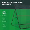 Soccer Rebounder Net Adjustable Foldable Multi-Sport Training for Soccer Practice 8.5' x 6.5'