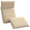 Sun Lounger Beige Oxford fabric 100% polyester, metal frame