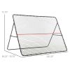 Soccer Rebounder Net Adjustable Foldable Multi-Sport Training for Soccer Practice 8.5' x 6.5'