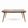 Outdoor 69" Solid Wood Dining Table