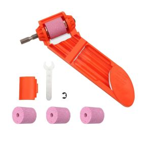 Grinding Wheel Drill Bit Sharpener Grinding Wheel Power Tool Hand Tools Nail Drill Bits Set Sharpener For Step Drill Accessories (Color: Orange setx3 Wheels, Ships From: China)