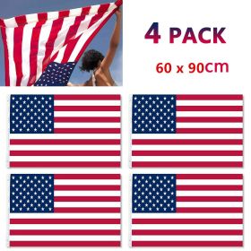 2X3FT 60*90cm American Flag US USA Flag Nylon Flag Star Stripe Brass Grommets (Quantity: 4 pcs)