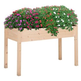 PieceRaised Garden Bed with (Color: as picture)